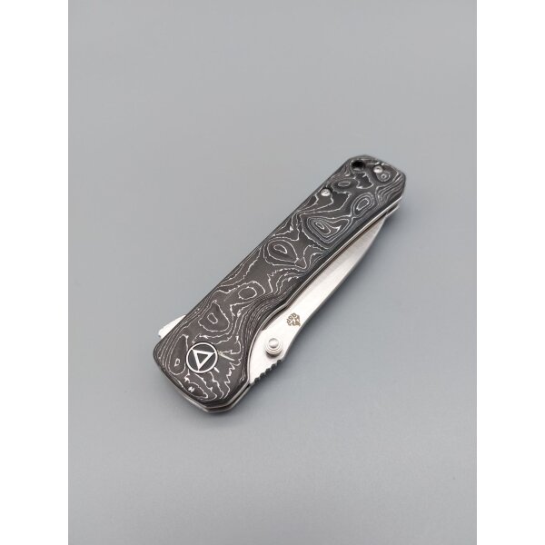 QSP Knife HAWK QS131-R Messer Taschenmesser S35VN Stahl Kohlefasergriff