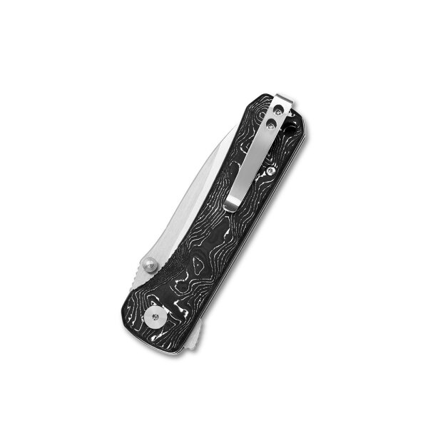 QSP Knife HAWK QS131-R Messer Taschenmesser S35VN Stahl Kohlefasergriff