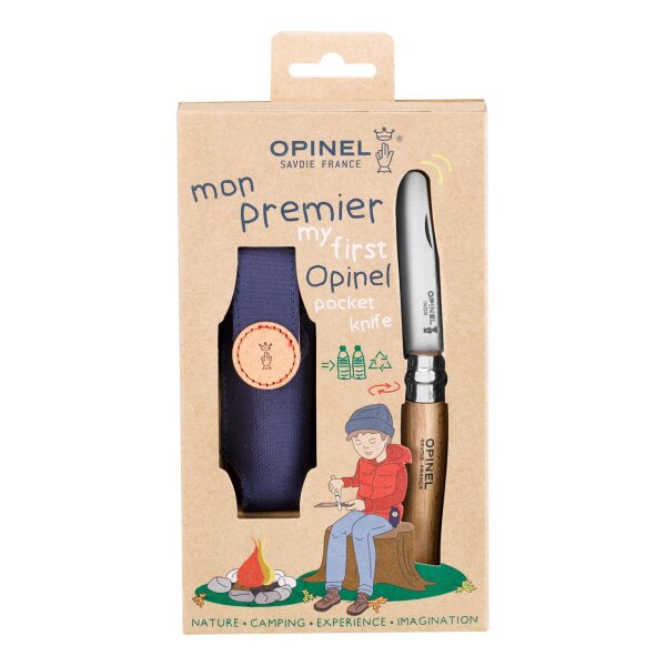 Opinel MON PREMIER OPINEL Kindermesser No.7 mit blauem Etui