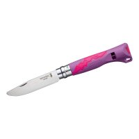Opinel Kindermesser OUTDOOR JUNIOR VIOLETT PINK mit...