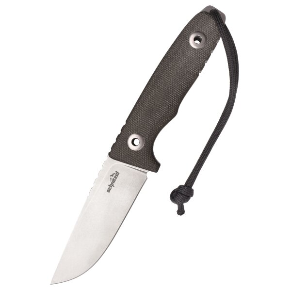 Schnitzel TRI Outdoormesser Special Edition CPM 3V Stahl Micarta Griff Kydexscheide