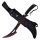 Zombie Hunter Messer Machete Buschmesser 61 cm Hackmesser + Nylonscheide Rot