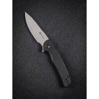 Sencut Tynan Folder Black Stonewashed Stainless Steel