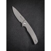 Sencut Tynan Folder Gray Stonewashed Stainless Steel