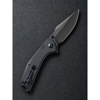 Sencut Actium Folder Black G10 Black Stonewashed