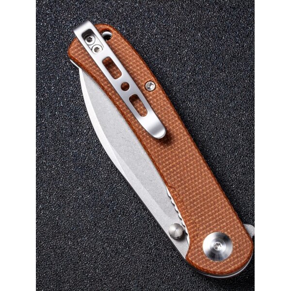 Sencut Scepter Folder Brown Micarta