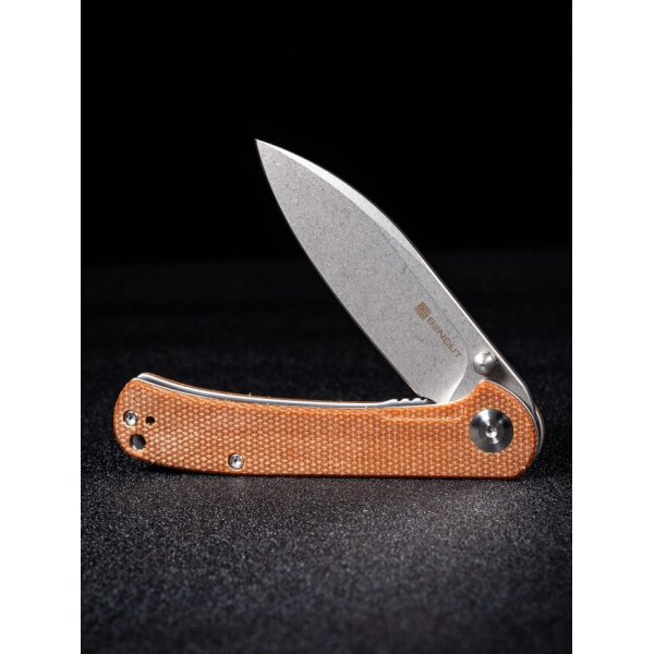Sencut Scepter Folder Brown Micarta
