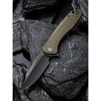 CIVIVI Baklash C801K Flipper 9Cr18MoV Stahl Micarta