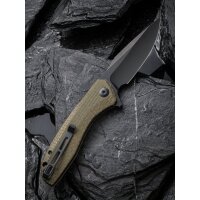 CIVIVI Baklash C801K Flipper 9Cr18MoV Stahl Micarta