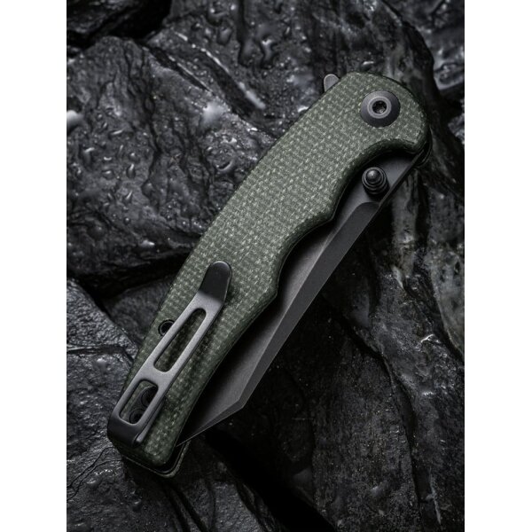 CIVIVI P87 Folder Flipper mit Nitro-V Klinge Micarta Green