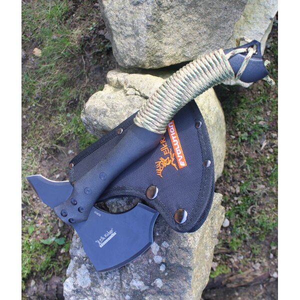 Elk Ridge Evolution Axt Campingaxt aus 3cr13 Stahl mit Paracord