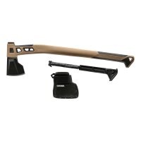 Gerber Bushcraft Axt Coyote mit Scheide Axe Beil Tan Beige