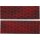 Rough Ryder Griffschalen RED JIGGED BONE 2 Platten aus Knochen Scales Custom