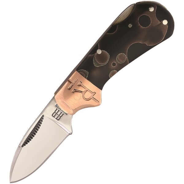Rough Ryder CUB COPPER SWIRL Lockback mit Kupferband im Griffstück