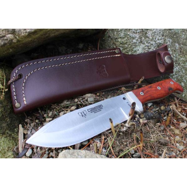 Cudeman MT-3 MoVa Cocoboloholz Braun inkl. Lederscheide