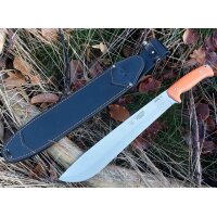 Cudeman SVK2 Machete MoVa G10 Orange inkl. Lederscheide
