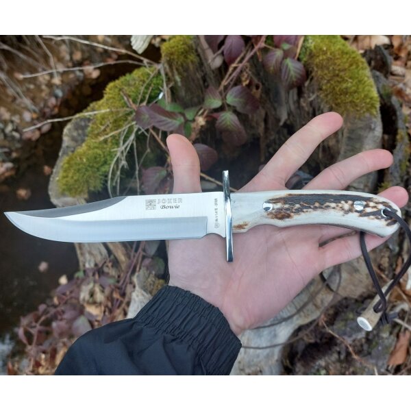 Joker Bowie Ciervo 4116 Horn Mehrfarbig inkl. Lederscheide