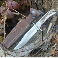 Joker Bowie Ciervo 4116 Horn Mehrfarbig inkl. Lederscheide