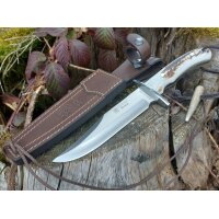 Joker Bowie Ciervo 4116 Horn Mehrfarbig inkl. Lederscheide