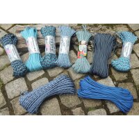 Paracord Seil BLAUTÖNE versch. Varianten 30,48 Meter...