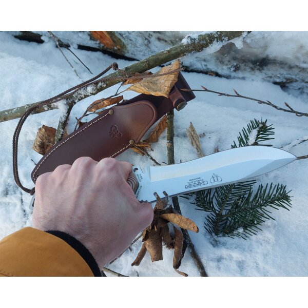 Cudeman Cadete Boina N695 Micarta Braun inkl. Lederscheide
