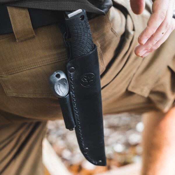 Böker Solingen Bronco CPM-3V Stahl TPE Griff Feuerstarter Outdoormesser Bushcraft 121504