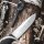 Böker Solingen Bronco CPM-3V Stahl TPE Griff Feuerstarter Outdoormesser Bushcraft 121504