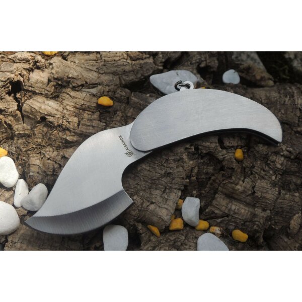 Albainox MINI LEAF Taschenmesser in Blattform Schlüsselanhänger Friction Folder