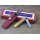 Higonokami WARIKOMI SK MAME Japanisches Mini Taschenmesser Etui ROT