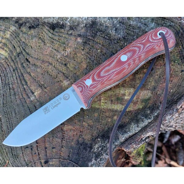 Joker Campero 14C28N Micarta Rot inkl. Dangler Lederscheide