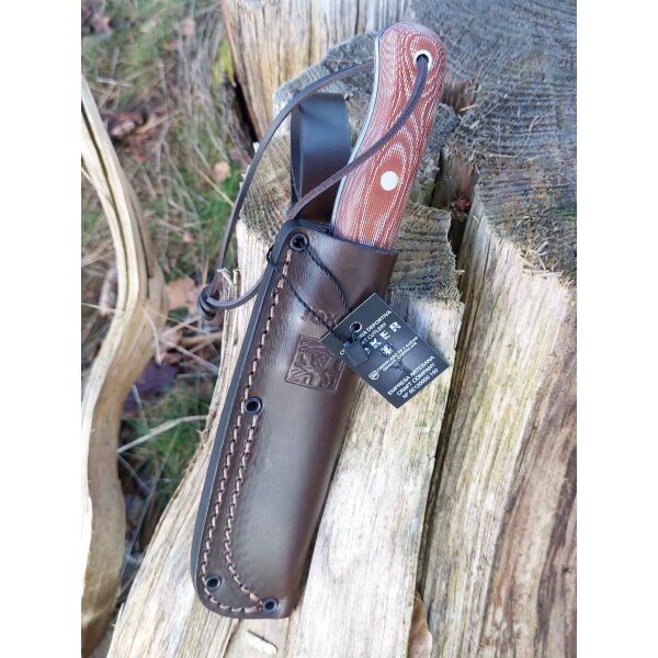 Joker Campero 14C28N Micarta Rot inkl. Dangler Lederscheide