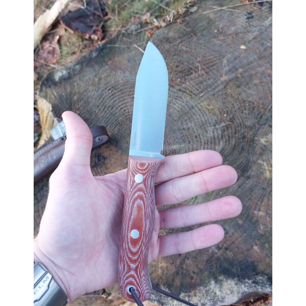 Joker Campero 14C28N Micarta Rot inkl. Dangler Lederscheide