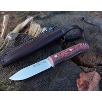 Joker Campero 14C28N Micarta Rot inkl. Dangler Lederscheide