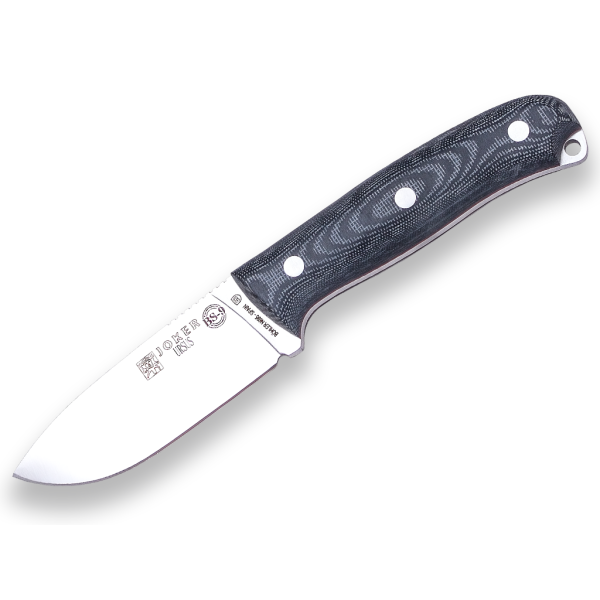 Joker Ursus N695 Micarta Schwarz inkl. Paracord Lederscheide