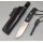 Joker Ember S 14C28N Micarta Schwarz inkl. Feuerstarter Paracord Dangler Lederscheide