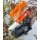 Joker Erizo TS1 N695 Stahl Micarta Orange inkl. Paracord Lederscheide
