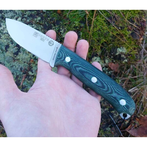 Joker Ursus N695 Micarta Grün inkl. Paracord Dangler Lederscheide