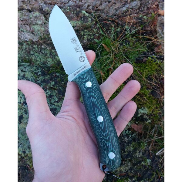 Joker Ursus N695 Micarta Grün inkl. Paracord Dangler Lederscheide