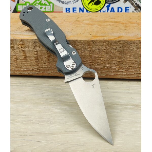 Spyderco Para Military 2 Micro-Melt Maxamet G10 Grau 01SP244