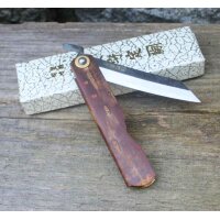 Higonokami KABAZAIKU Blue Paper Steel mit Kirschbaumholz