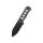 QSP Knife CANARY Neck Knife QS141-D2 Blue Denim Micarta