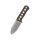 QSP Knife CANARY Neck Knife QS141-F Damast Kohlefaser mit Kupferfolie