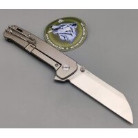 QSP Knife PENGUIN PLUS QS130XL-D1 20CV Stahl Carbon/Titan