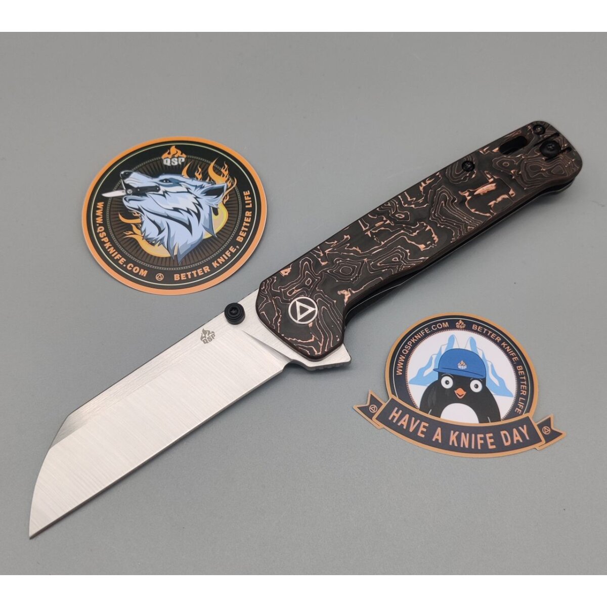 QSP Knife PENGUIN PLUS QS130XL-E1 20CV Stahl Carbon/Titan, 169,95 €