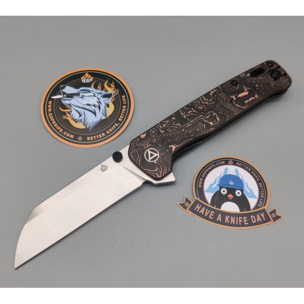 QSP Knife PENGUIN PLUS QS130XL-E1 20CV Stahl Carbon/Titan