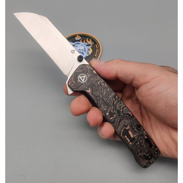 QSP Knife PENGUIN PLUS QS130XL-E1 20CV Stahl Carbon/Titan