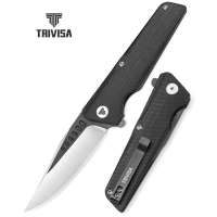 Trivisa ORION Folder D2 Stahl mit G10 Griff BLACK