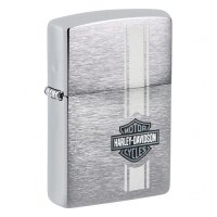 ZIPPO Chrom gebürstet Harley Davidson