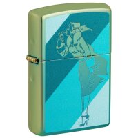 ZIPPO teal poliert Zippo Design