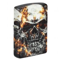 ZIPPO multi color Smokey Skulls